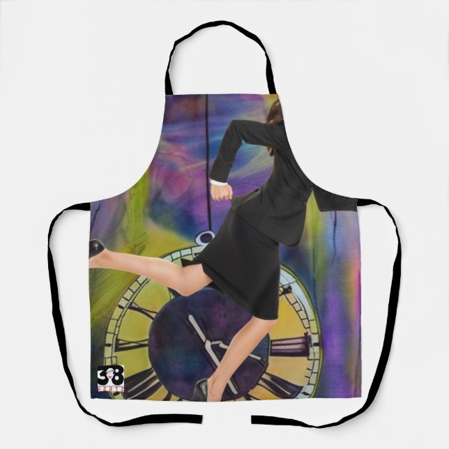 Delantal Se acaba el tiempo (Anverso)