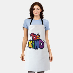 Delantal Sé amable   LGBTQ   Arcoiris   Mes del orgullo