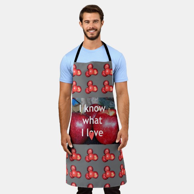Delantal Sé lo que me encanta cocinar todo el mundo (Gastado)
