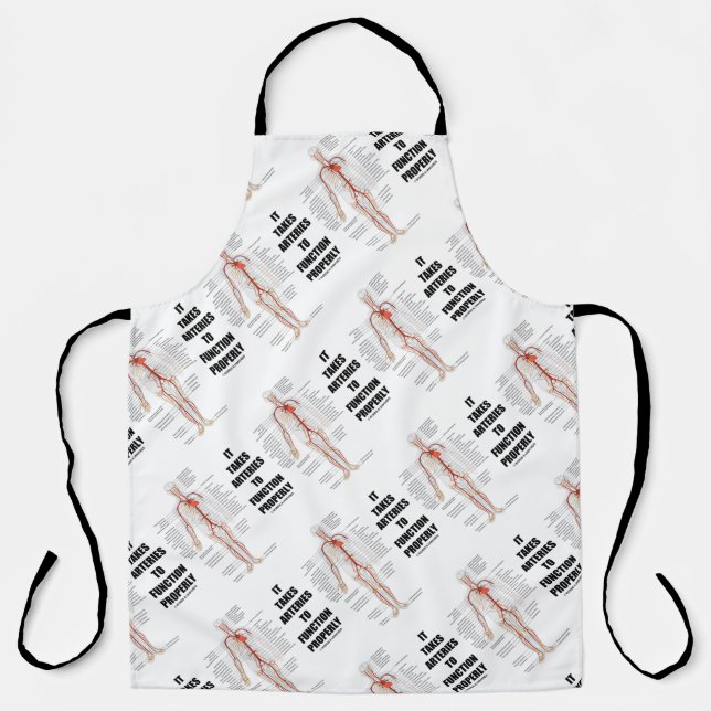 Delantal Se Necesitan Arterias Para Funcionar Correctamente (Anverso)