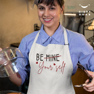 Delantal Sé tu Inspiradora cita de Valentine Vanila