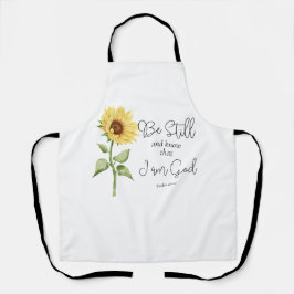 Delantal Sé y sé que soy Dios Girasol