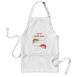 Delantal Seafood Pink Shrimp Chef Cook