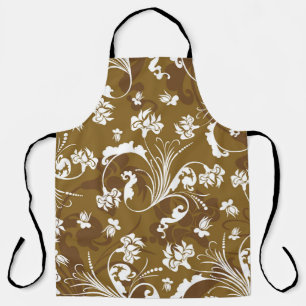 Delantal Seamless floral pattern. abstract,art,background,b