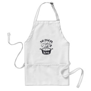 Delantal Season Everything with Love apron