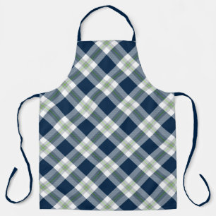 Delantal Seattle Football Plaid Apron
