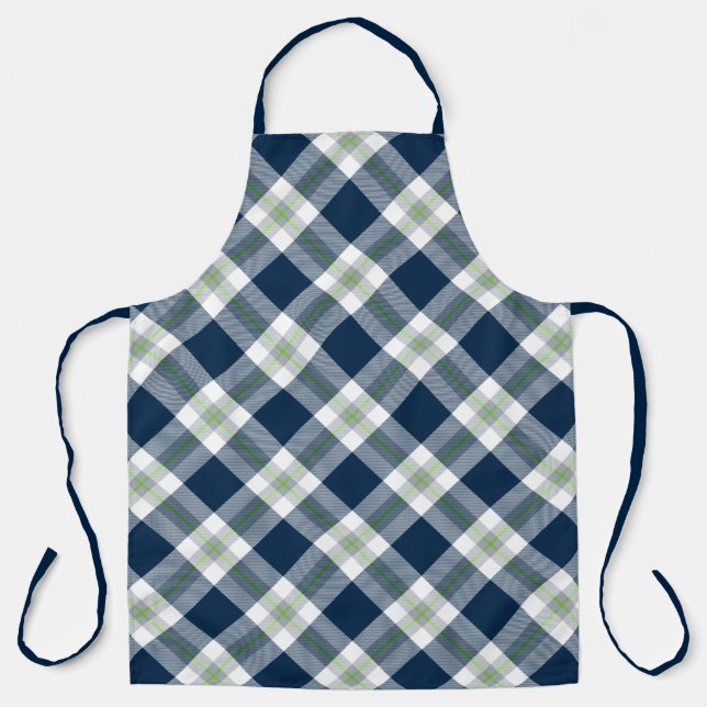 Delantal Seattle Football Plaid Apron (Anverso)