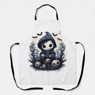 Delantal Segador Chibi Encapuchado Halloween - Fantasía Osc