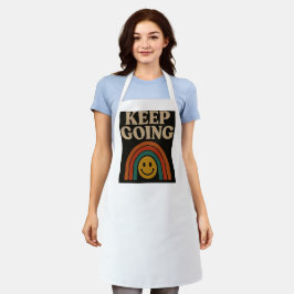 Delantal Seguir adelante: Positividad en cada paso