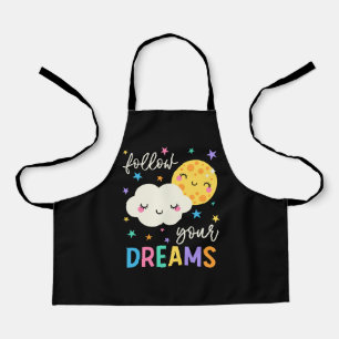 Delantal Seguir tus sueños   Nube y Luna