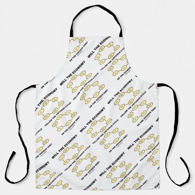 Delantal ¿Seguirá La Economía Un Ciclo Vicioso? (Anverso)