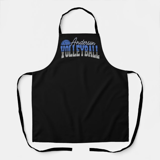 Delantal Selector de voleibol personalizado ADD NAME Team C (Anverso)