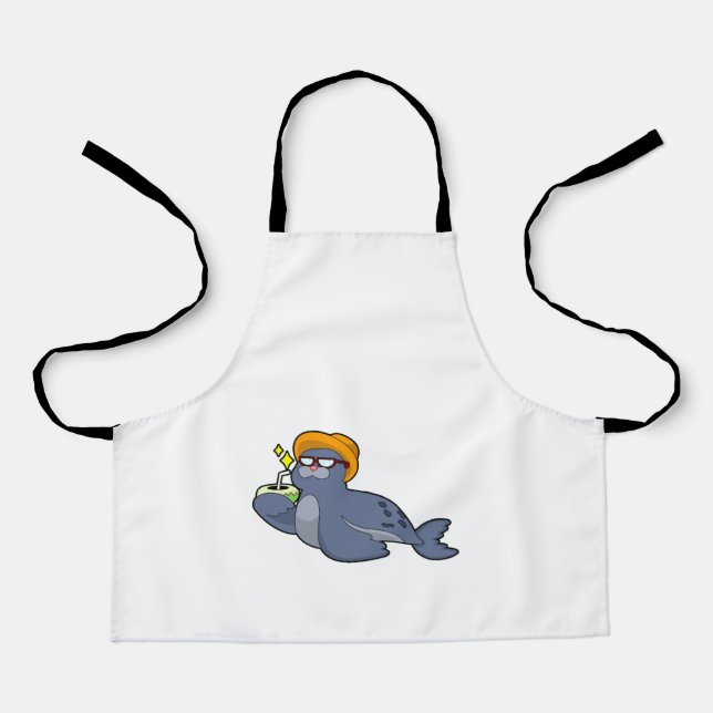 Delantal Sello con coco (Anverso)