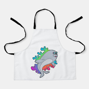 Delantal Sello con lentes