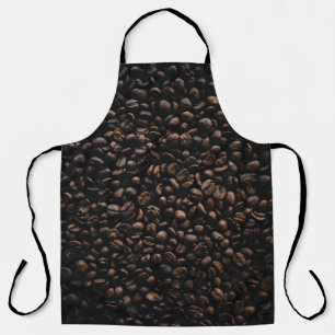 Delantal Semillas de café marrón
