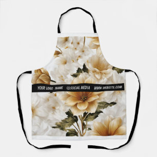 Delantal Sencillo y elegante logo de la compañía