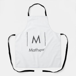 Delantal Sencillo y elegante nombre de las líneas de hombre