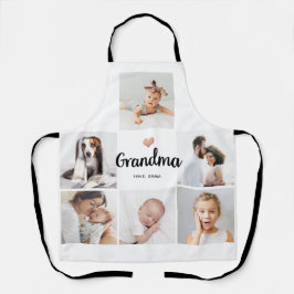 Delantal Sencillo y Moda | Collage de fotos cardíaco para l