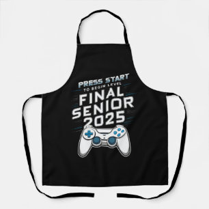 Delantal Senior 2025 Promoción 2025 Jugador Videojuegos