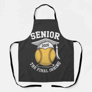 Delantal Senior La Graduación Final Inning 2026 De Softball