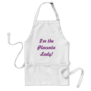 Delantal Señora Apron de la placenta