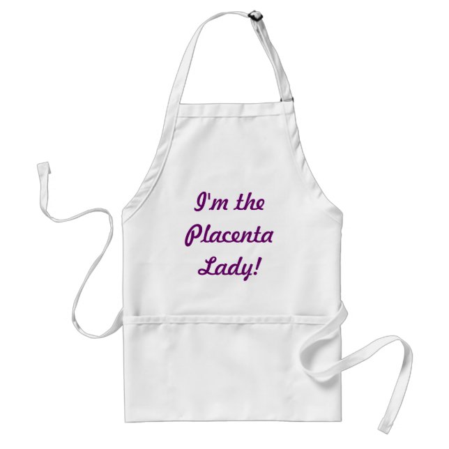 Delantal Señora Apron de la placenta (Frente)