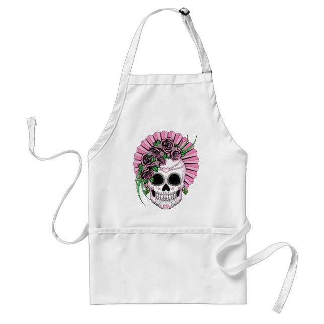 Delantal Señora Sugar Skull (Frente)