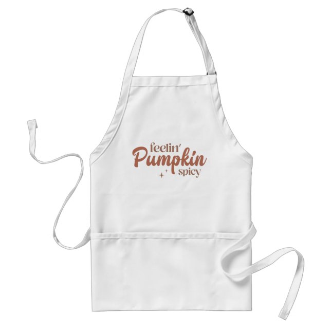 Delantal Sentir la picadilla de calabaza (Frente)