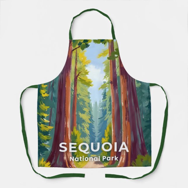 Delantal Sequoia National Park | California Travel (Anverso)