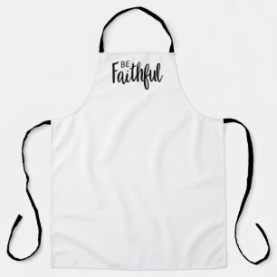 Delantal Ser fieles gráficos de Evangelio Fa cristiana de a