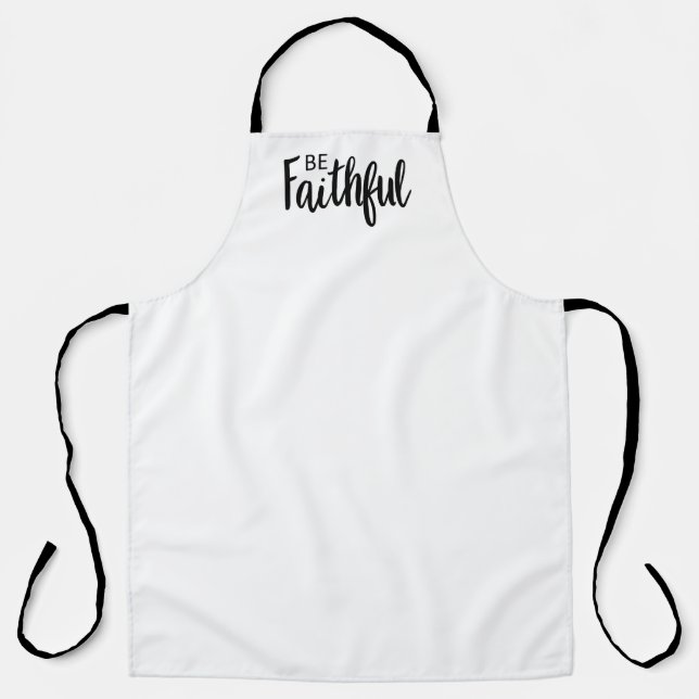 Delantal Ser fieles gráficos de Evangelio Fa cristiana de a (Anverso)