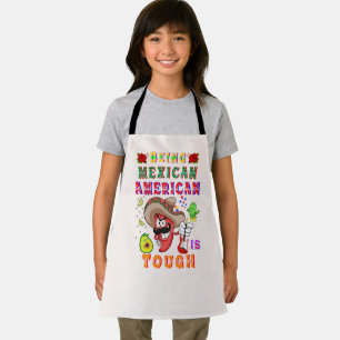 Delantal Ser mexicano-estadounidense es difícil