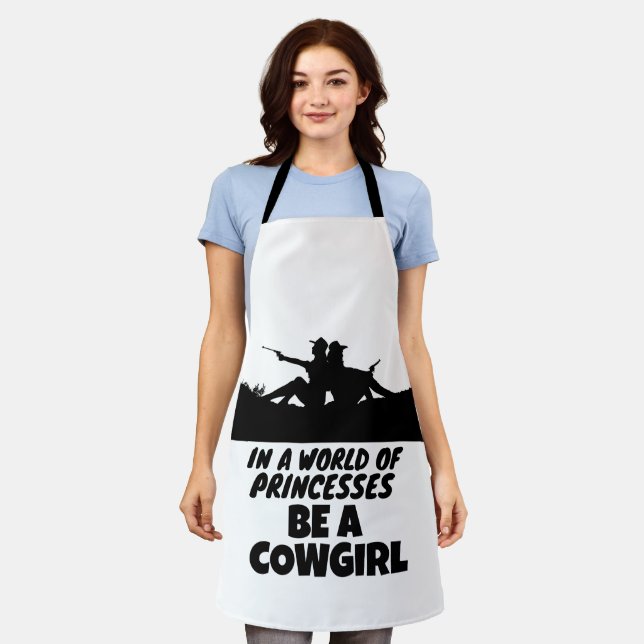 DELANTAL SER UNA MUJER EN UN MUNDO DE PRINCIPIOS APRON (Gastado)