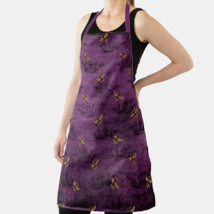 Delantal Serie de Abejas Moradas Diseño 9
