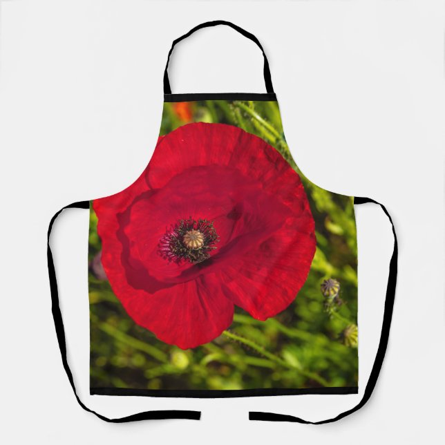 Delantal Serie de amapola #2 (Anverso)