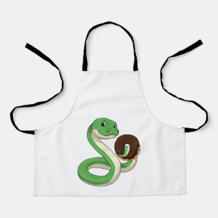 Delantal Serpiente con donut