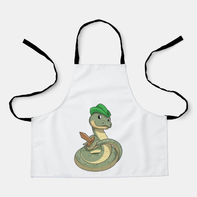 Delantal Serpiente con espada (Anverso)