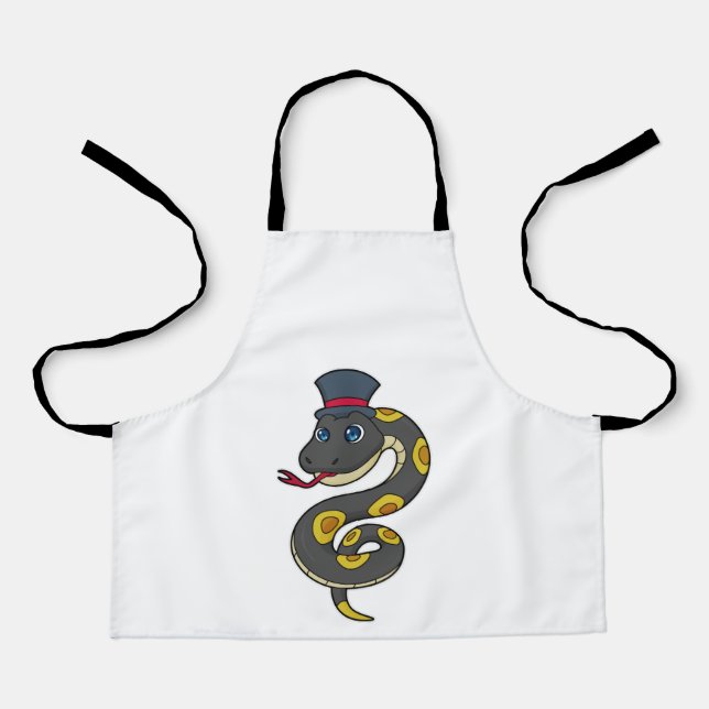 Delantal Serpiente con Gorra (Anverso)