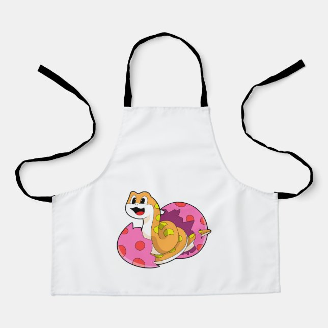 Delantal Serpiente con huevo (Anverso)