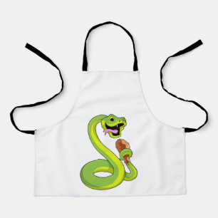 Delantal Serpiente con pollo