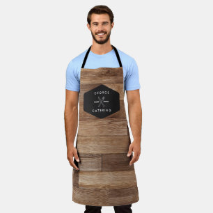 Delantal Servicio de Catering con Logotipo de Cuchillo y Te