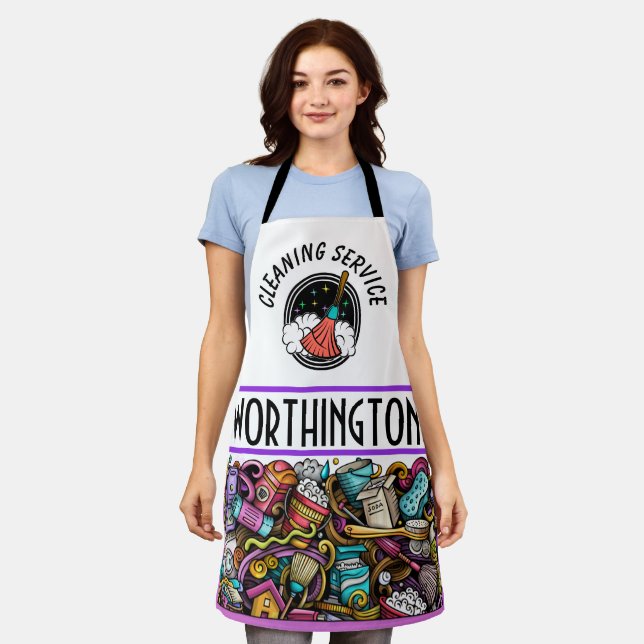 Delantal Servicio de limpieza (Gastado)