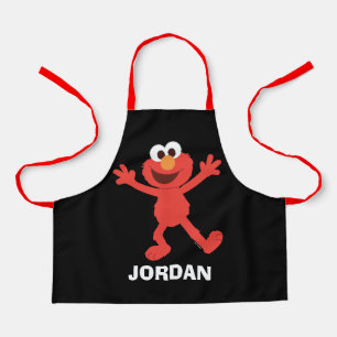 Delantal Sesame Street   Personalized Elmo