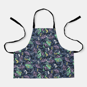 Delantal Sésamo   Patrón de conde von Count Doodle