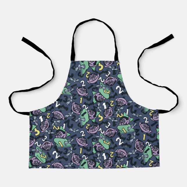 Delantal Sésamo | Patrón de conde von Count Doodle (Anverso)