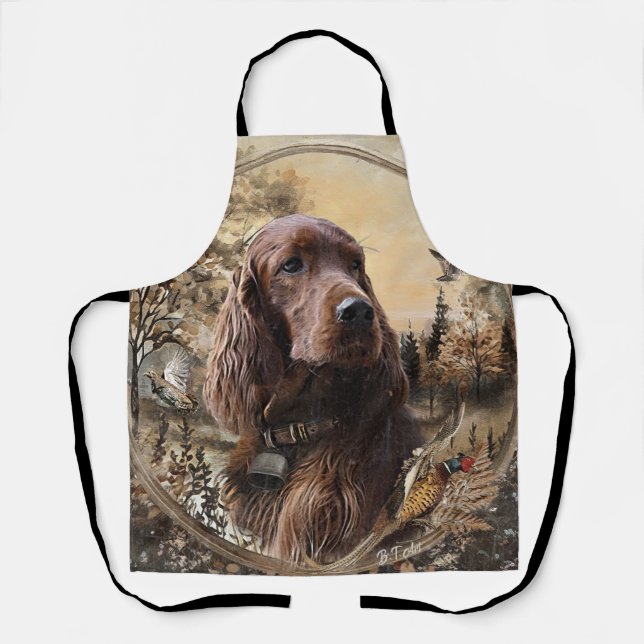 Delantal Setter Irlandés (Anverso)