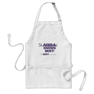 Delantal ShABBAt Abba lo sabe mejor
