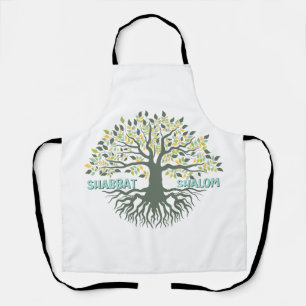 Delantal Shabbat Shalom Tree of Life Ez Hachaim Challah
