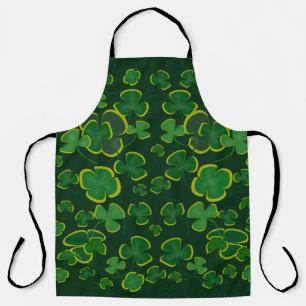 Delantal Shamrock Allover Print Apron