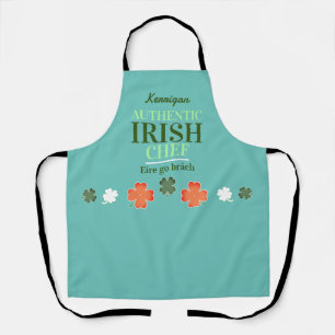 Delantal Shamrock Auténtico CHEF irlandés